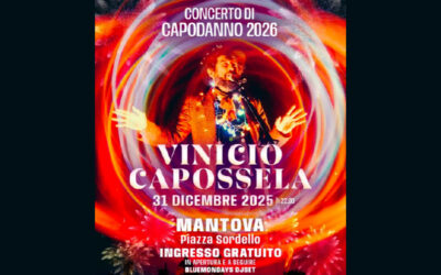 Capodanno 2026 a Mantova – concerto gratuito in Piazza Sordello con Vinicio Capossela